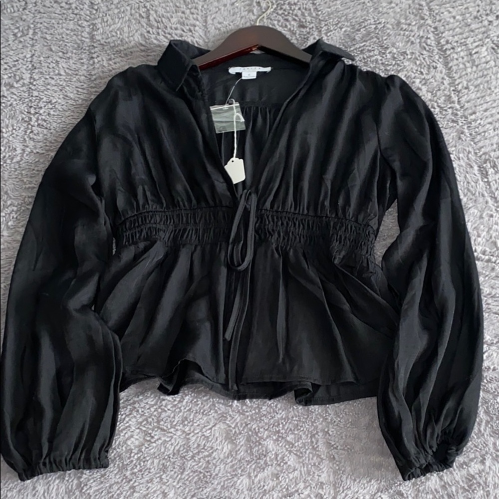 Black Dress Blouse